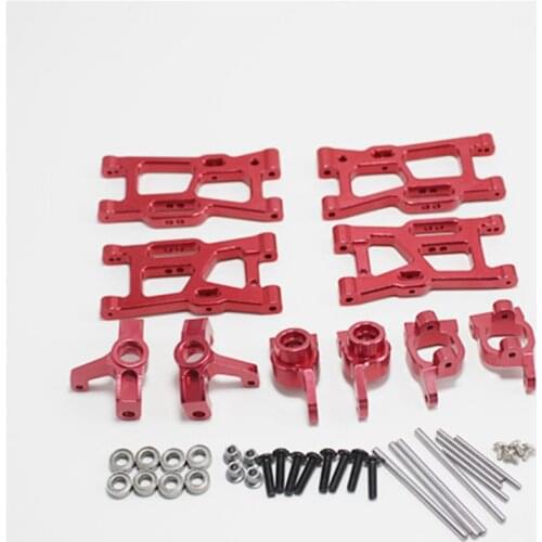 Metal upgrade accessories swing arm steering seat rear wheel seat wearing parts set for WL 1/14 144001