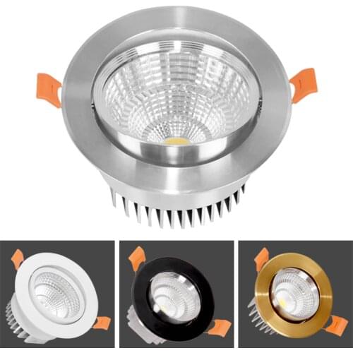 Dimmable Led Downlight Light Ceiling Spot 3w 5w 7w 9w 12w 15w 18w AC85-230V Recessed Lights Indoor Lighting