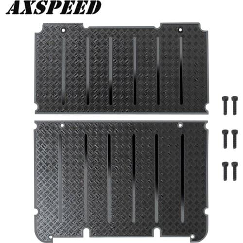 TRX4 Luggage Rack Anti-skid Plate Metal Decorative Sheet for 1/10 RC Crawler Car Traxxas TRX-4 Upgrade Accessories