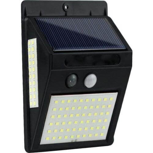 100 LED Solar Light Outdoor IP65 Waterproof Solar Power Wall Lamp PIR Motion Sensor Security Lights for Garden Decoration