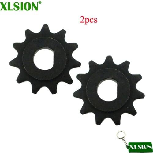 XLSION 2pcs Electric Scooter Engine 11 Tooth Front Sprocket 8mm Fit 25H Chain Motor Pinion Gear MY1020 Motor