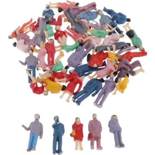 1:87 Figures Passenger Train Park Street HO Scale Models Standing Pose x50