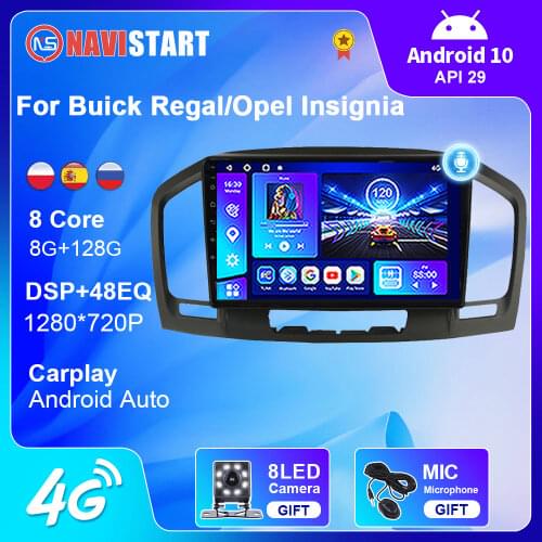 2 Din Car Multimedia Video Android 9.0 For Buick Regal For Opel Insignia 2009 2010 2012 2013 Radio GPS Navigation No DVD Player