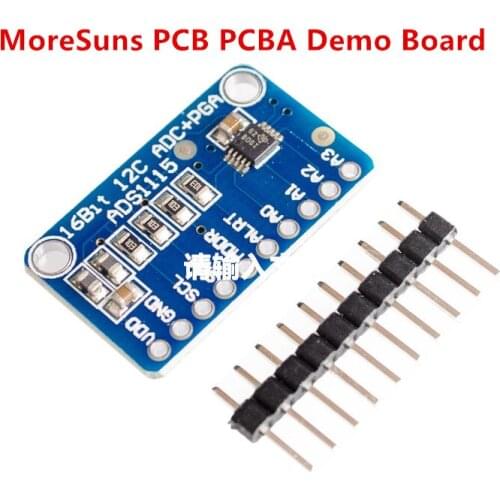 Fast Free Ship 10pcs/lot ADS1115 ADC ultra-compact 16-precision ADC module development board