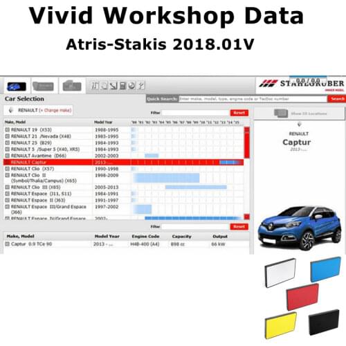 2020 New Arrival Automotive Vivid Workshop DATA 2018.01v( (Atris-Technik) Europe repair software+ Atris parts cataloge 80gb hdd