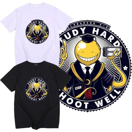 Hot Anime Assassination Classroom Tshirt Korosensei Graphic Printed Tops Otaku Women Men Tshirt Harajuku Unisex Camisetas Mujer