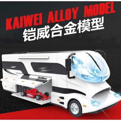 Simulation Fashion Alloy Room with Sound and Light Staircase Childrens Toy Car Model Return Force Can Open Door Gift for Boy
