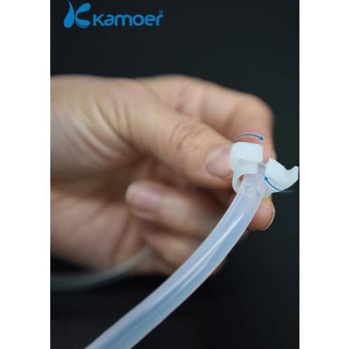 Kamoer Hose Clamp Plastic Water Pipe Clamp with Poweful Version 8 Shaped Clip (10pcs/piece) Tighten the Pipe