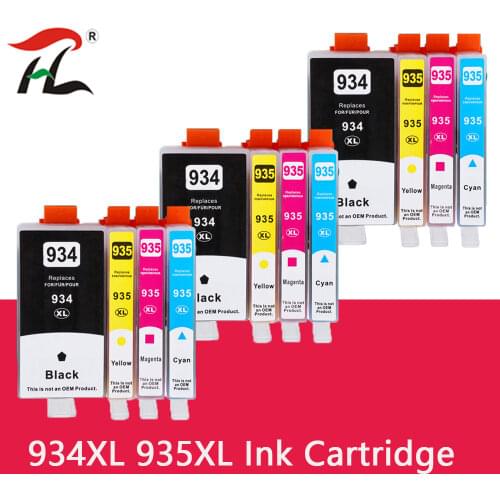 Compatible For HP934XL HP 935XL 934 ink Cartridges 934XL 935XL hp934 For HP Officejet Pro 6812 6830 6815 6835 6230 6820 printer