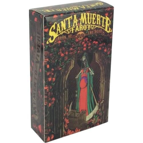 Hot selling santa muerte tarot Oracle Cards Board Deck Games Palying Cards For Party Game