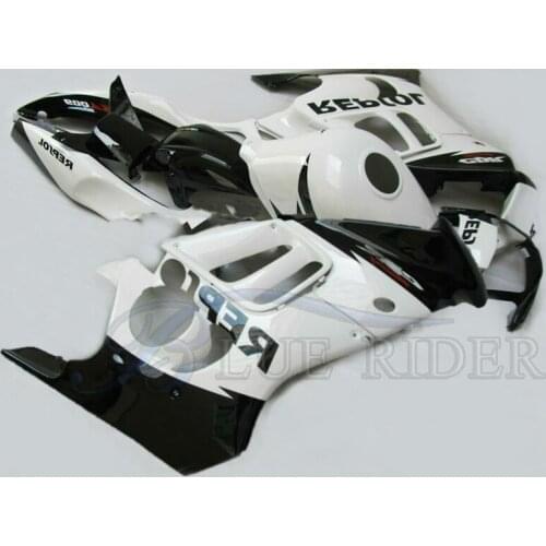 Injection Mold ABS Motorcycle Full Fairings Kit for HONDA CBR 600 F3 1997 1998 CBR600 F3 97 98 White Black Fairing + Tank Cover