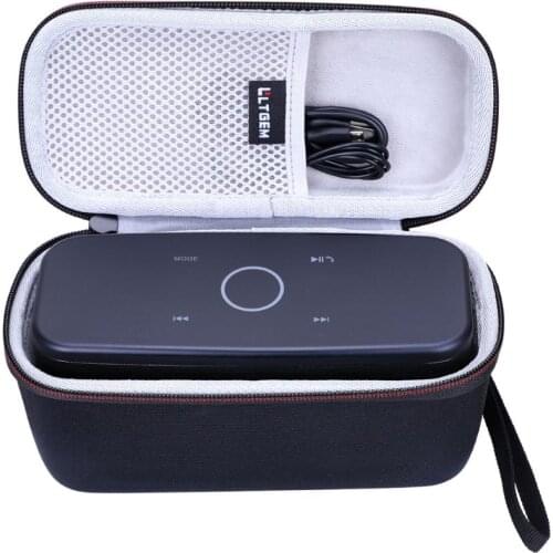LTGEM Waterproof EVA Hard Case For DOSS SoundBox Plus Portable Wireless Bluetooth Speaker