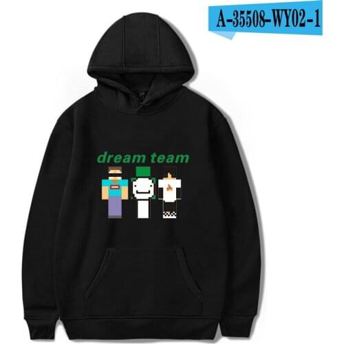 Dream Merch Hoodie Sweatshirts Men Women Pullover Harajuku Tracksui 2021Mens Hoodie Streetwear Casual Fashion Oversized Clothes