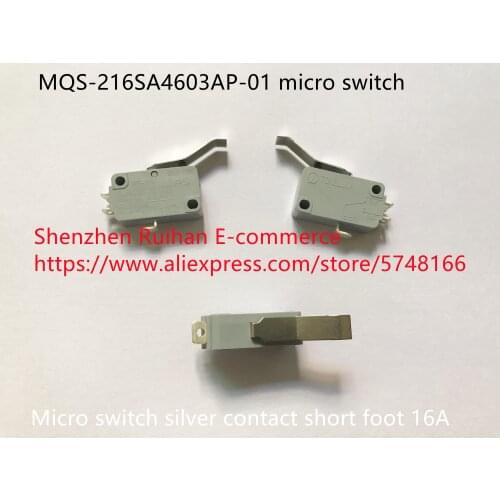 Original new 100% MQS-216SA4603AP-01 micro switch silver contact short foot 16A