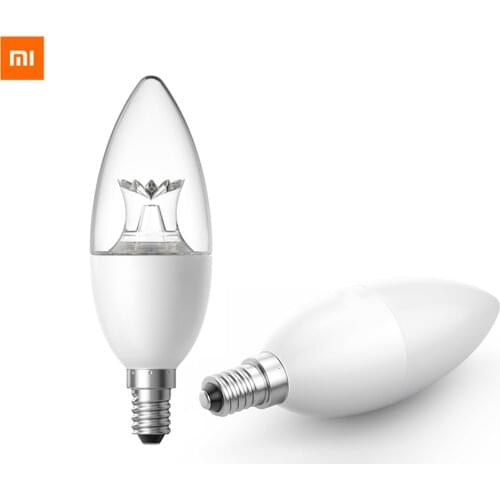 Original Xiaomi E14 LED Lamp Smart Bulb 3.5W 0.1A 220-240V 50/60Hz Wifi Remote Control By Mi Home App With Phones For Smart Home