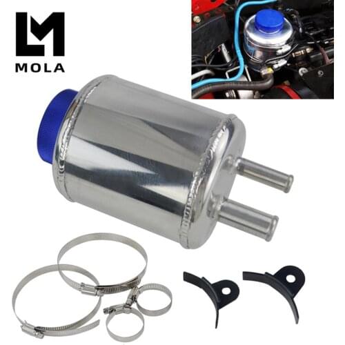 Silver JDM Aluminium Power Steering Reservoir Tangki Klem