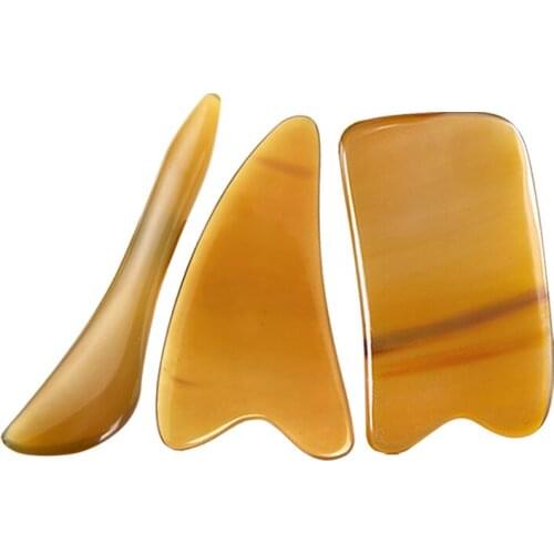 3 pcs body/face Scraping massage board Detoxification body massage plate