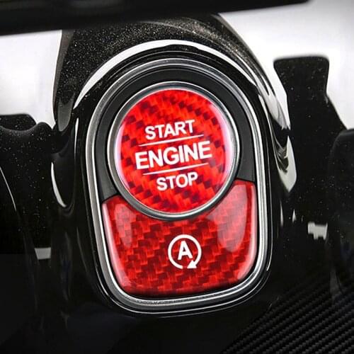 Car Styling ENGINE START STOP Switch Button Sticker for Mercedes Benz A B GLB Class W177 GLB X247 W247 CLA AMG 2020