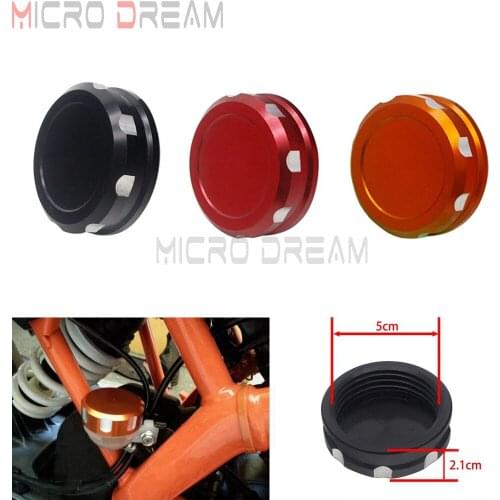 Universal Motocross Dirt Bike Modified Rear Brake Reservoir Cover for Kawasaki Honda Suzuki Ducati Motorcycle Oil Fluid Cap