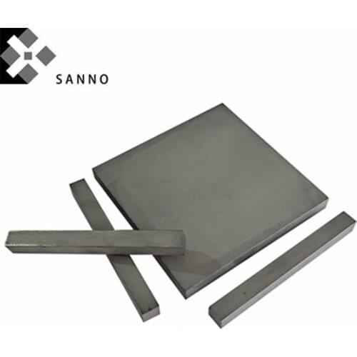 Tungsten steel sheet YG6 YG8 YG15 thick 6mm width 20mm and length 330mm tungsten steel bar customize tungsten steel plate