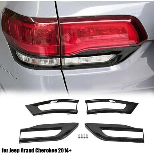 68220968AA 68220970AA 68219812AA 68219813AA Car Rear Tail Light Lamp Cover Trim Bezel For Jeep Grand Cherokee 2014~2020