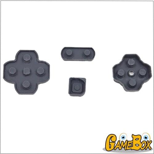 1set/4pcs Conductive Rubber Pad for Nintend 2DS Keypad Glue Button Conductive Adhesive For 2DS Console