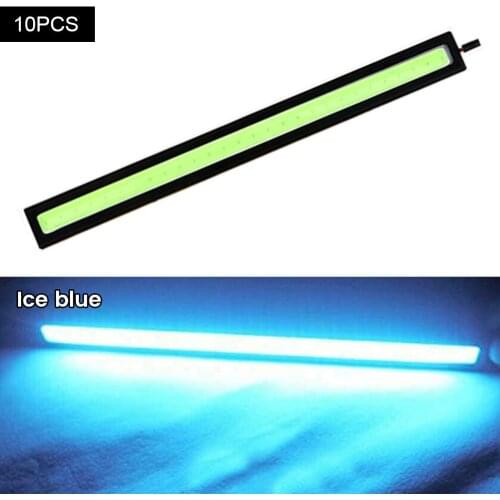 10PCS/Set Car LED Light Strip COB Daytime Running Light DC10V-12V Waterproof Fog Light 170 mm Auto Accessories Car Lights Supply