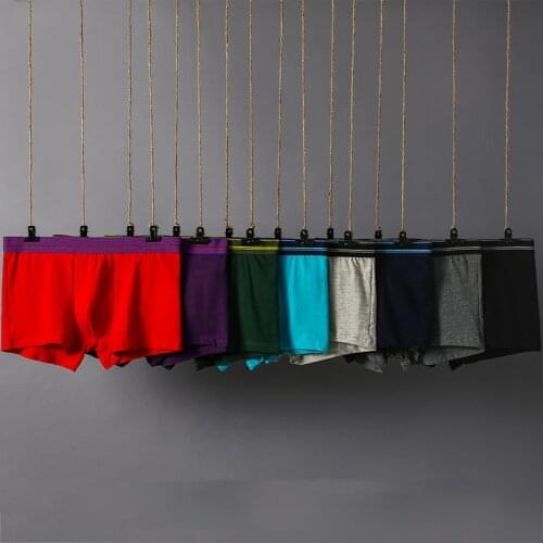 2020 New 4Psc/Lot Mens Panties Mens Underpants Boxer Shorts Male Breathable Underwear