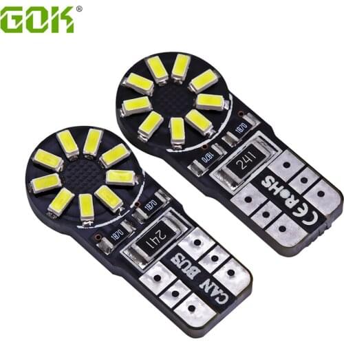 500pcs T10 W5W Led Car Light Bulbs 6000K 158 147 161 168 Clearance Light t10 18smd 3014 Break Lights Turn Signal Light Reading