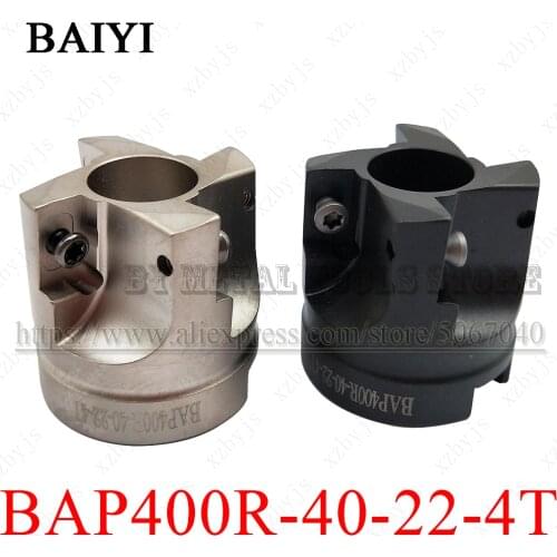 90 degree right angle milling cutter BAP400R-40-22-4T Milling holder Shoulder face milling cutter tools for APMT1604 Milling ins