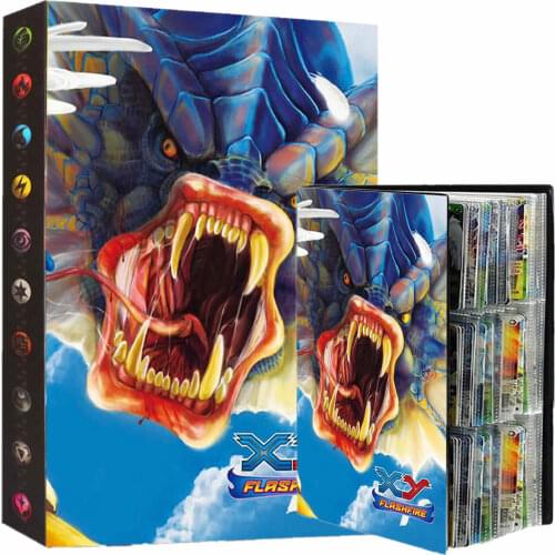 432 Cards Anime 9 Pocket Pokemon Album Book Game Map Collection Card Holder Binder Folder Top Loaded List Toys Gift For Kids
