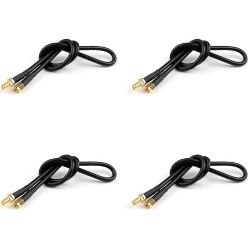 Artudatech 4Pcs 50cm/20cm RG58 Cable SMA Male Plug to SMA Female Jack RF Pigtail Jumper 20in Connector