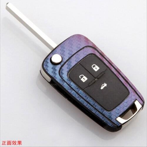 Car remote key protection case cover carbon fiber sticker for Buick ENCORE Excelle GT/XT /Opel VAUXHALL MOKKA Zafira Astra