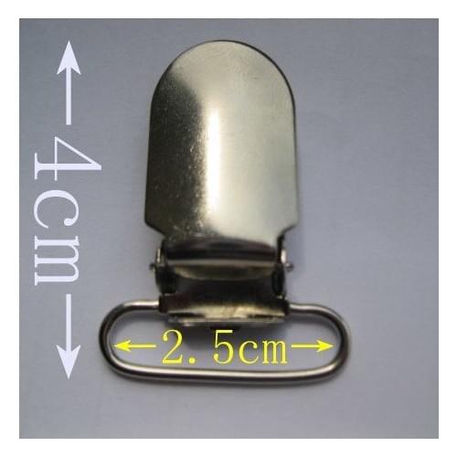 Free shipping Lead Free Suspender Paci Pacifier Clips Ribbon Craft Sewing Tool Plastic clip tooth 100pcs / lot