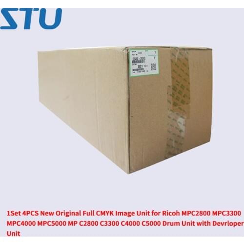 1Set 4PCS New Original Full CMYK Image Unit for Ricoh MPC2800 MPC3300 MPC4000 MPC5000 MP C2800 C3300 C4000 C5000 Drum Unit