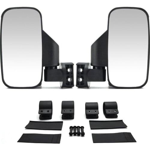 1.75" 2" UTV Side Rearview Mirrors for Polaris Ranger RZR XP XP4 1000 for Pioneer 1000 for Can Am Maverick 2.0” Cage