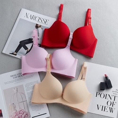 Women Bra Bralette Cotton Female Underwear Bras for Women Sexy Seamless Underwear Push Up Bra Wire Free Plus Size