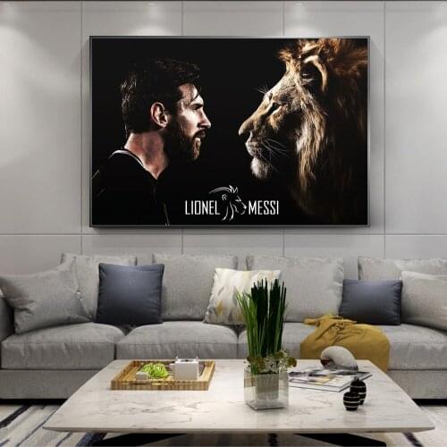 Black And White Lion Art Posters and Prints Animals Art Canvas Paintings on the Wall Decorative Pictures For Living Room Cuadro