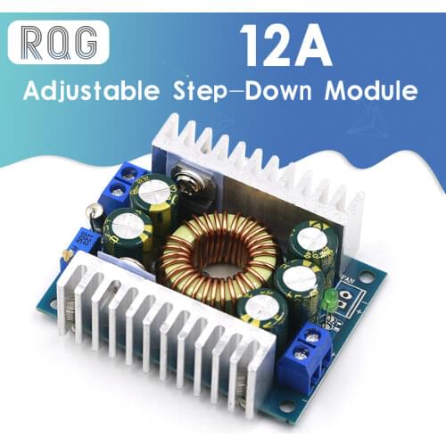 DC-DC High Power Low Ripple 12A Adjustable Step-down Module 95% Efficient Car Power Module