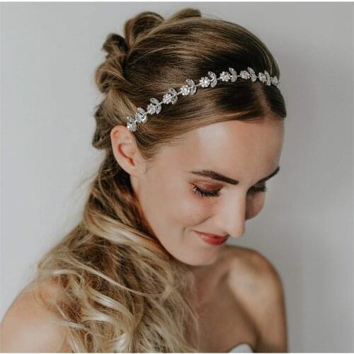ZMHP309 Bridal Headpieces Bridal Hair Accessories for Women Wedding Head Jewelry Tiara Crown Crystal Headband Bride Headdress