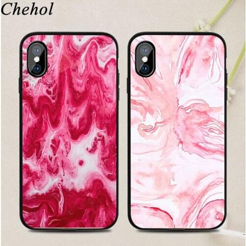Personality Marble Mobile Phone Cases for IPhone X XS MAX XR 8 7 6s Plus Case Soft Silicone TPU Fitted Back Covers Accessories