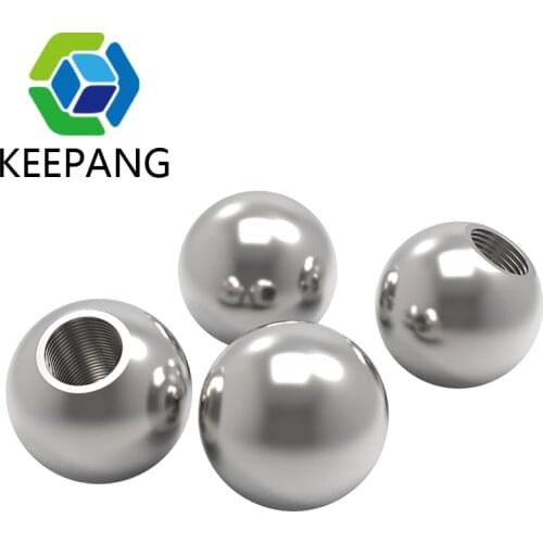 Kee Pang 16pcs 10mm M4 Threaded K800 Steel Ball Bearings Rod End 3D Printer Magnetic Joints Threaded Steel Ball Rod Ends Kossel