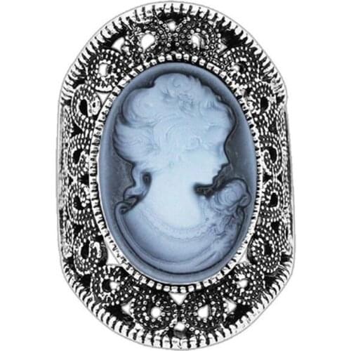 Hot Selling Vintage Retro Head Ring For Women & Girls Jewelry Christma Gifts #291308