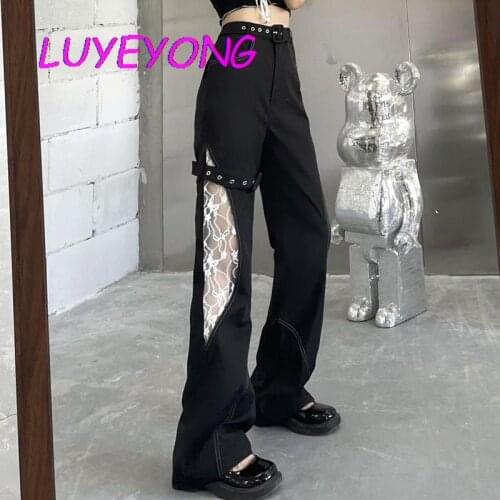 Женские прямые брюки LUYEYONG China At AliExpress