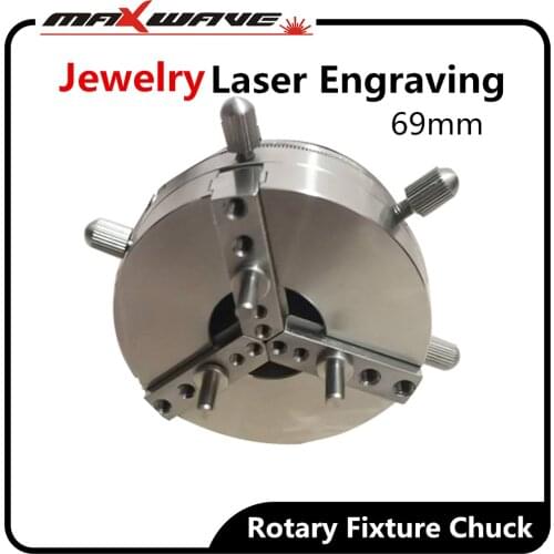 Maxwave Rotary Gripper Fixture Chuck Claw Rotate Jig For Jewelry Ring Fiber Laser Marking Engraving Machine Parts