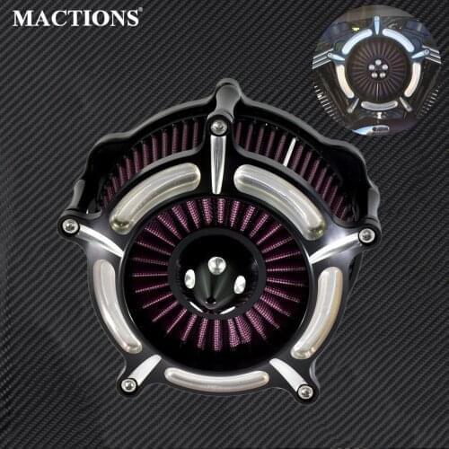 Motorcycle Air Filter Turbine Spike Air Cleaner Filter Intake For Harley Sportster XL 1991- 2015 2016 Iron 883 1200 48 72 Models