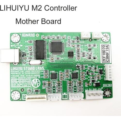 1pc LIHUIYU M2 Nano Laser Controller Mother Main Board System for Co2 Engraving Cutting Machine 3020 4030 6040 Engraver Cutter