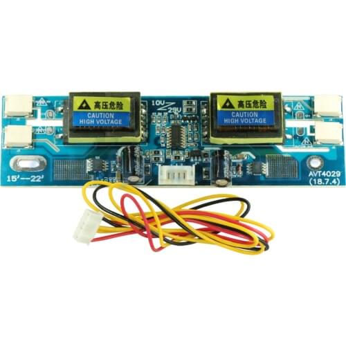 NEW Universal CCFL Inverter LCD Laptop Monitor 4 Lamp 10-29V and 15-22" Widescreen