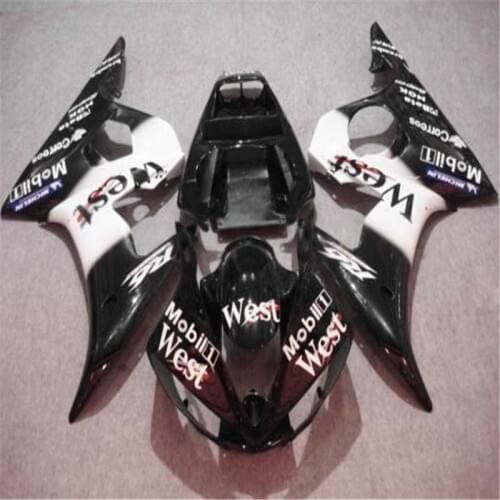 For YZF1000 fairing kit YZFR6 03 04 05 fairings YZFR6 2003 2004 2005 hot sales black white Motorcycle sets Brand bodywork