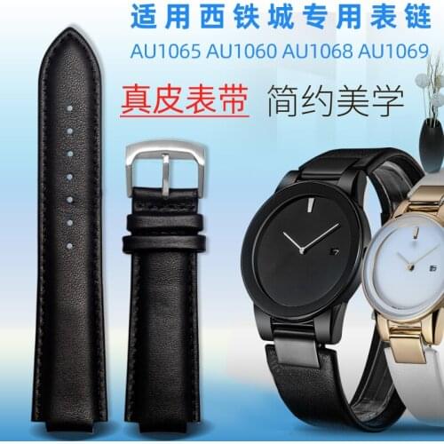 WatchBands for Citizen Raised Mouth Watch Band Au1065 Au1060 Au1068 Au1069 Mens Leather Watch Strap